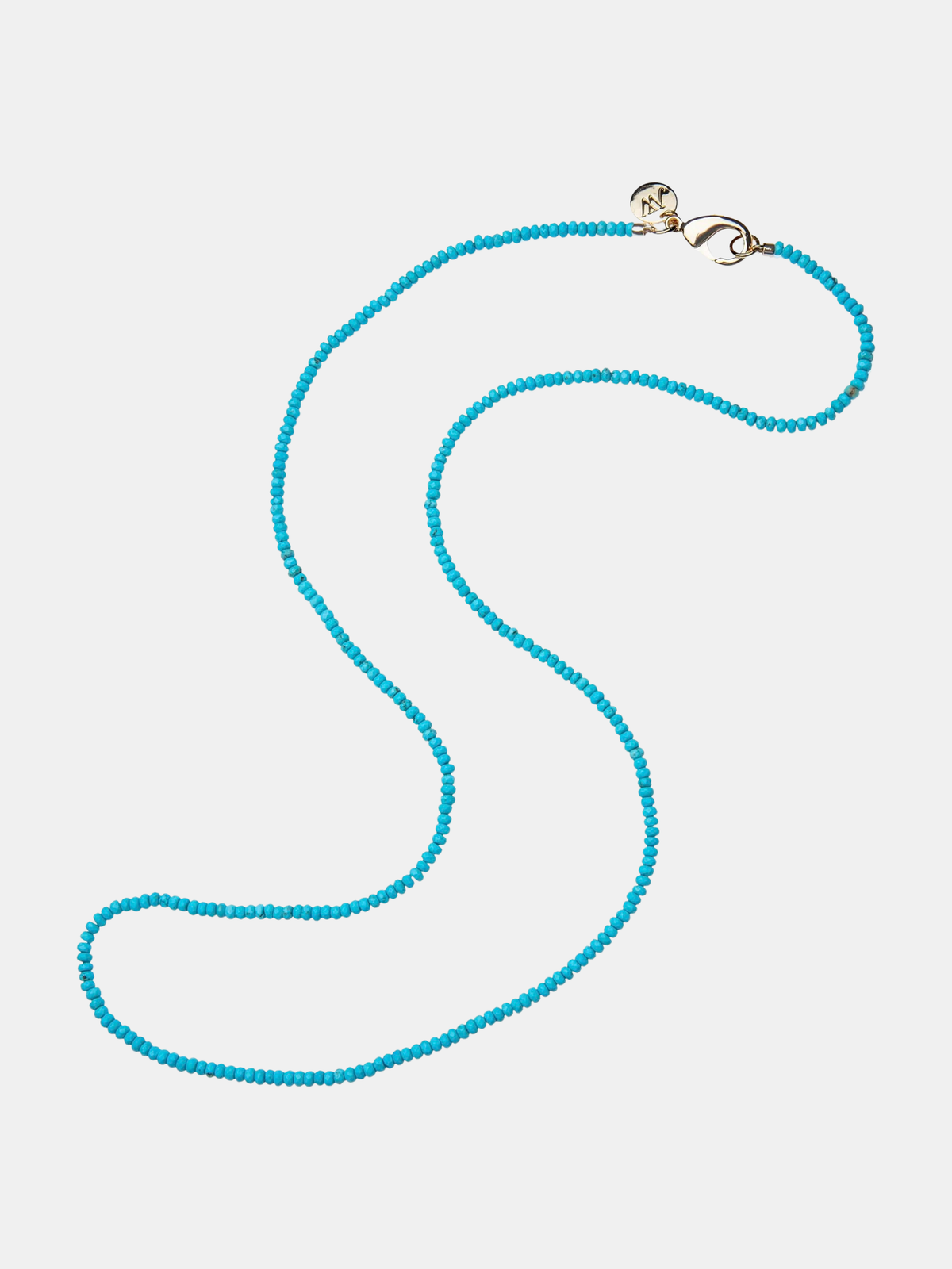 Double Wrap Diamond Cut Beaded Necklace