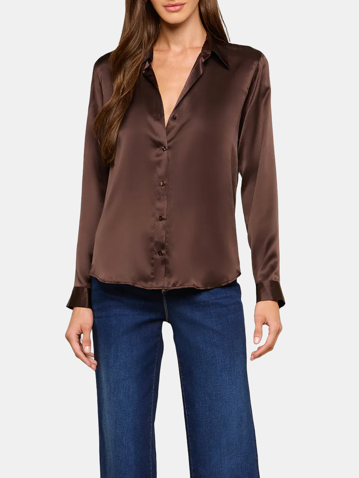 Tyler Long Sleeve Blouse - Periwinkle 