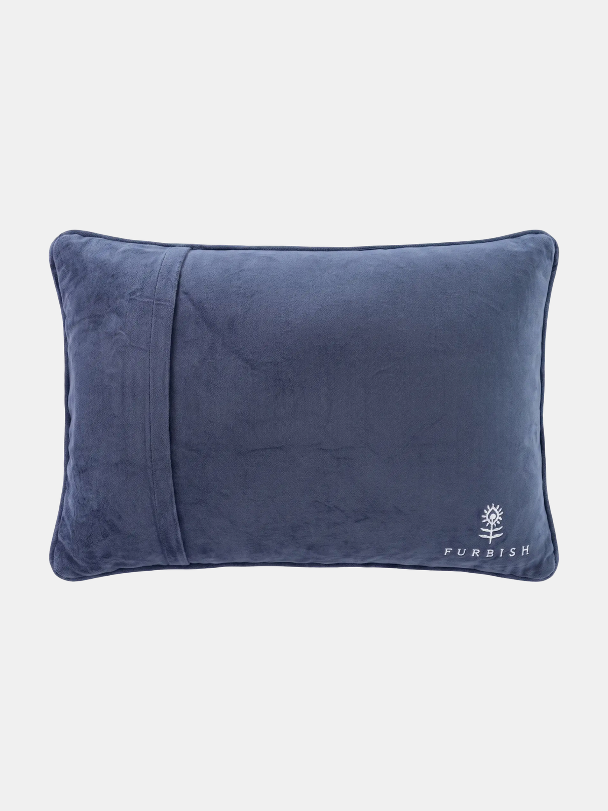Inferior Martini Needlepoint Pillow - Periwinkle 