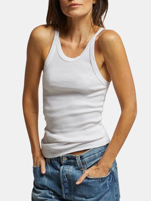 Annie Recycled Ribbed Tank