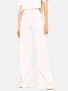 Ponte Knit Wide Leg Pant