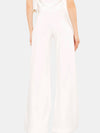 Ponte Knit Wide Leg Pant