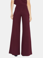 Ponte Knit Wide Leg Pant