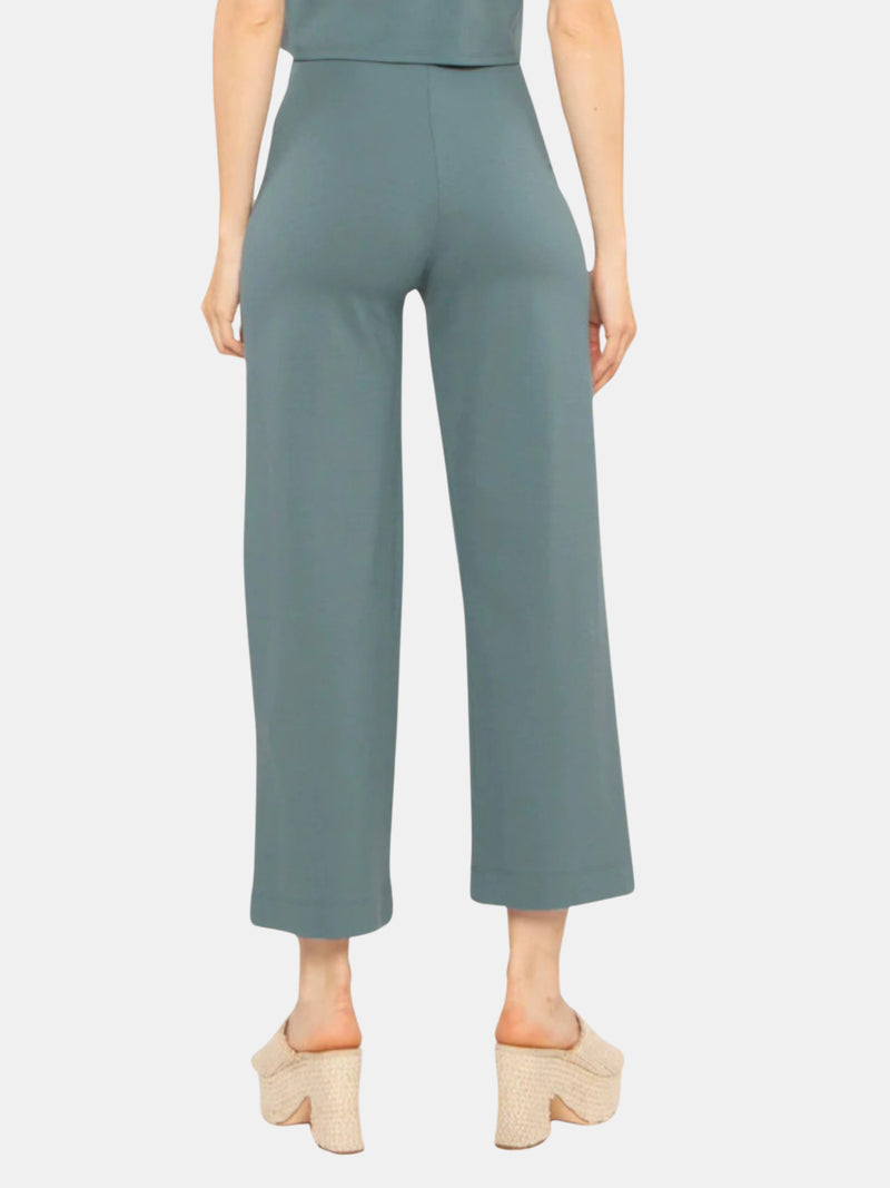 Ponte Knit Straight Leg Pant