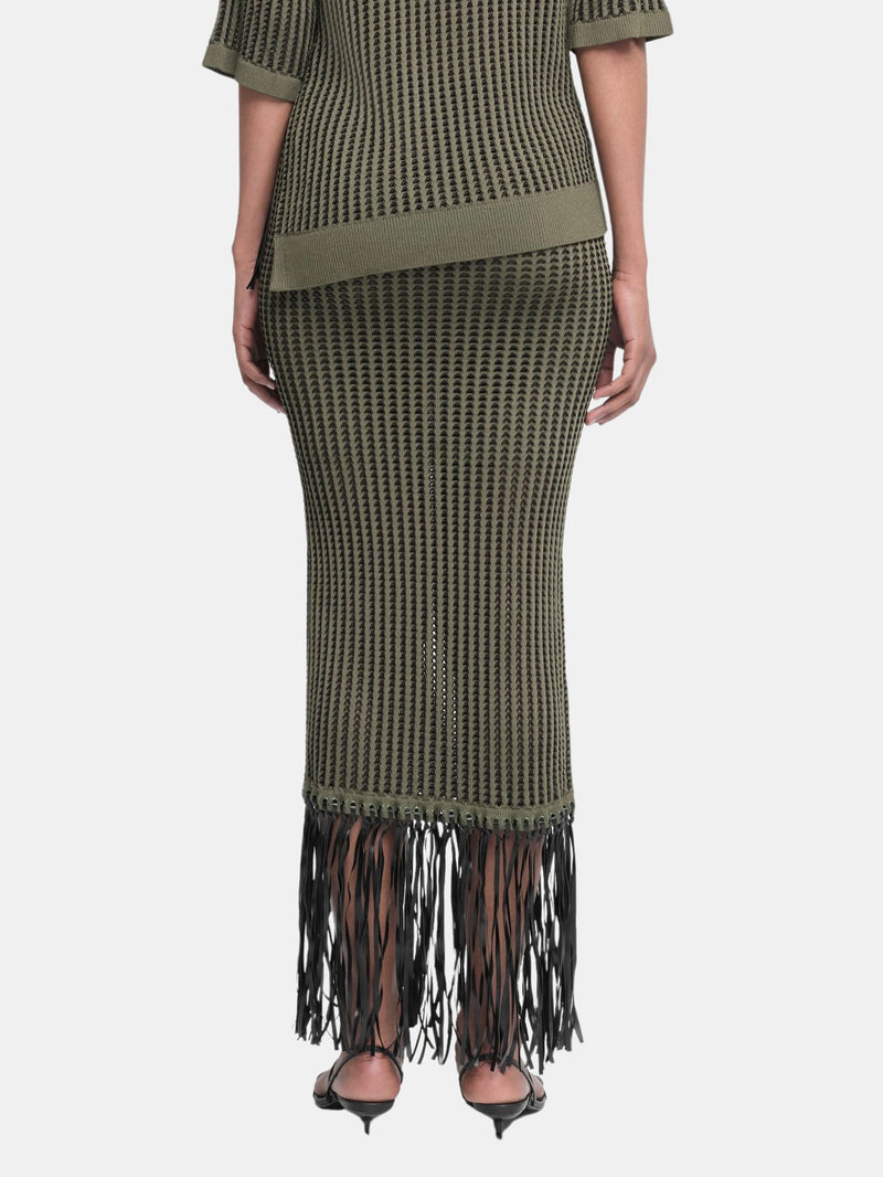 Arden Skirt With Fringe