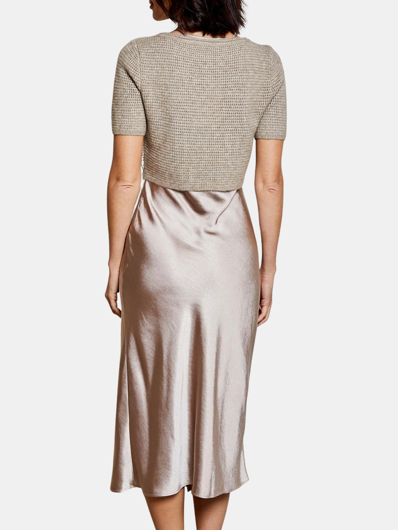 Met Sweater Dress Combo - Periwinkle 