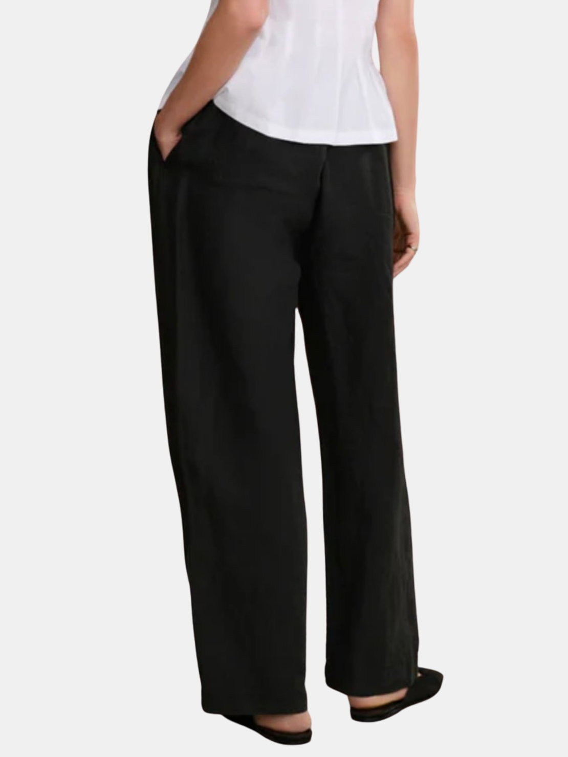 Linen Logan Pant - Periwinkle 