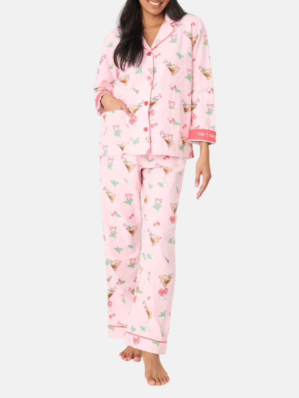 Tini Time 3-Piece Flannel PJ Set - Periwinkle 
