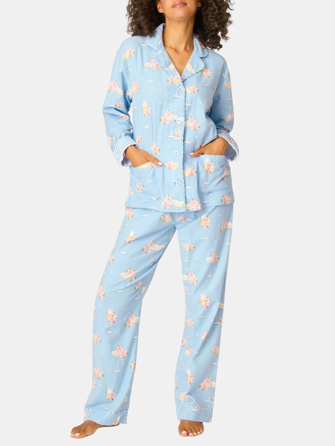 PJ Set Fizz The Season - Periwinkle 