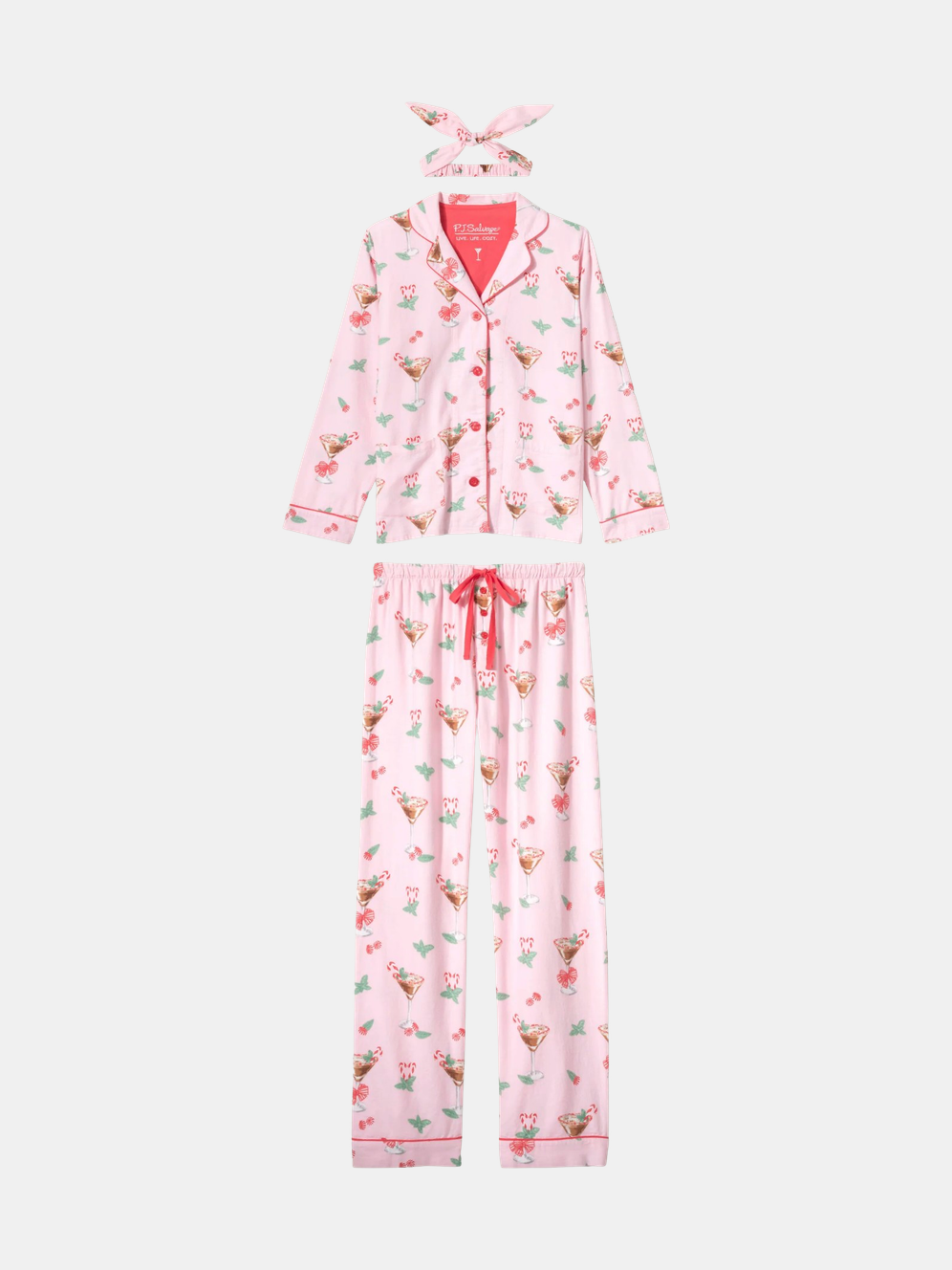 Tini Time 3-Piece Flannel PJ Set - Periwinkle 