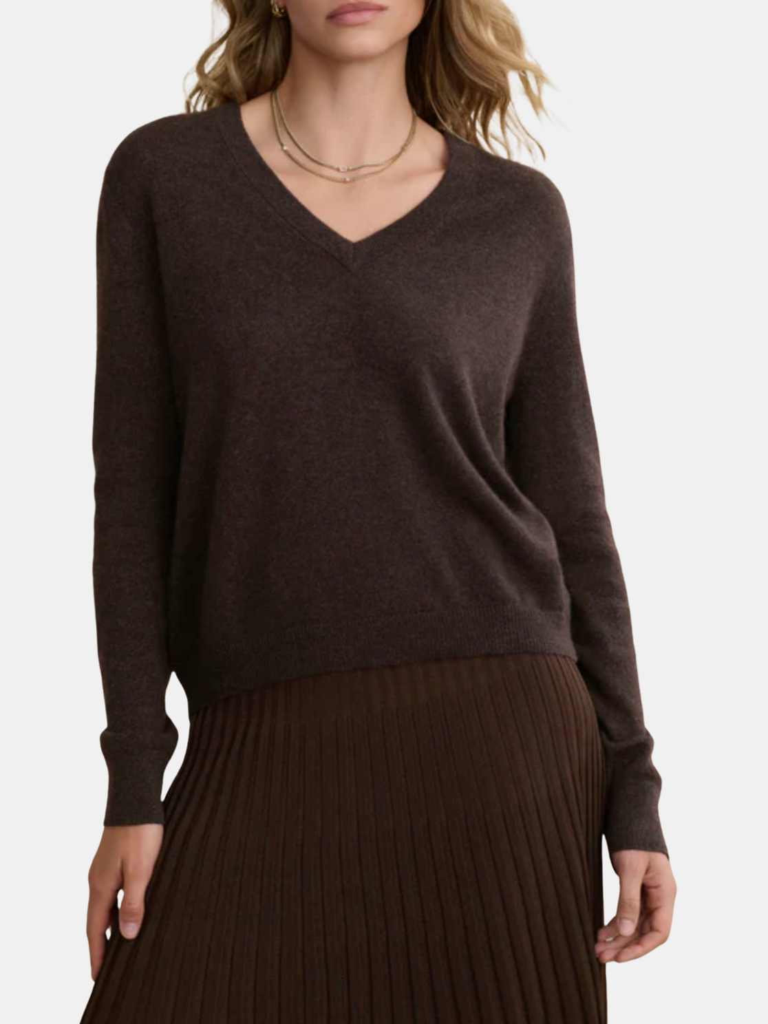 Flynn Cashmere Sweater - Periwinkle 