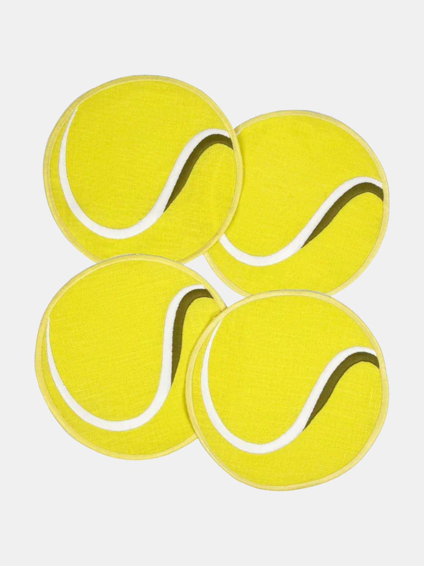 Tennis Ball Cocktail Napkin Set - Periwinkle 