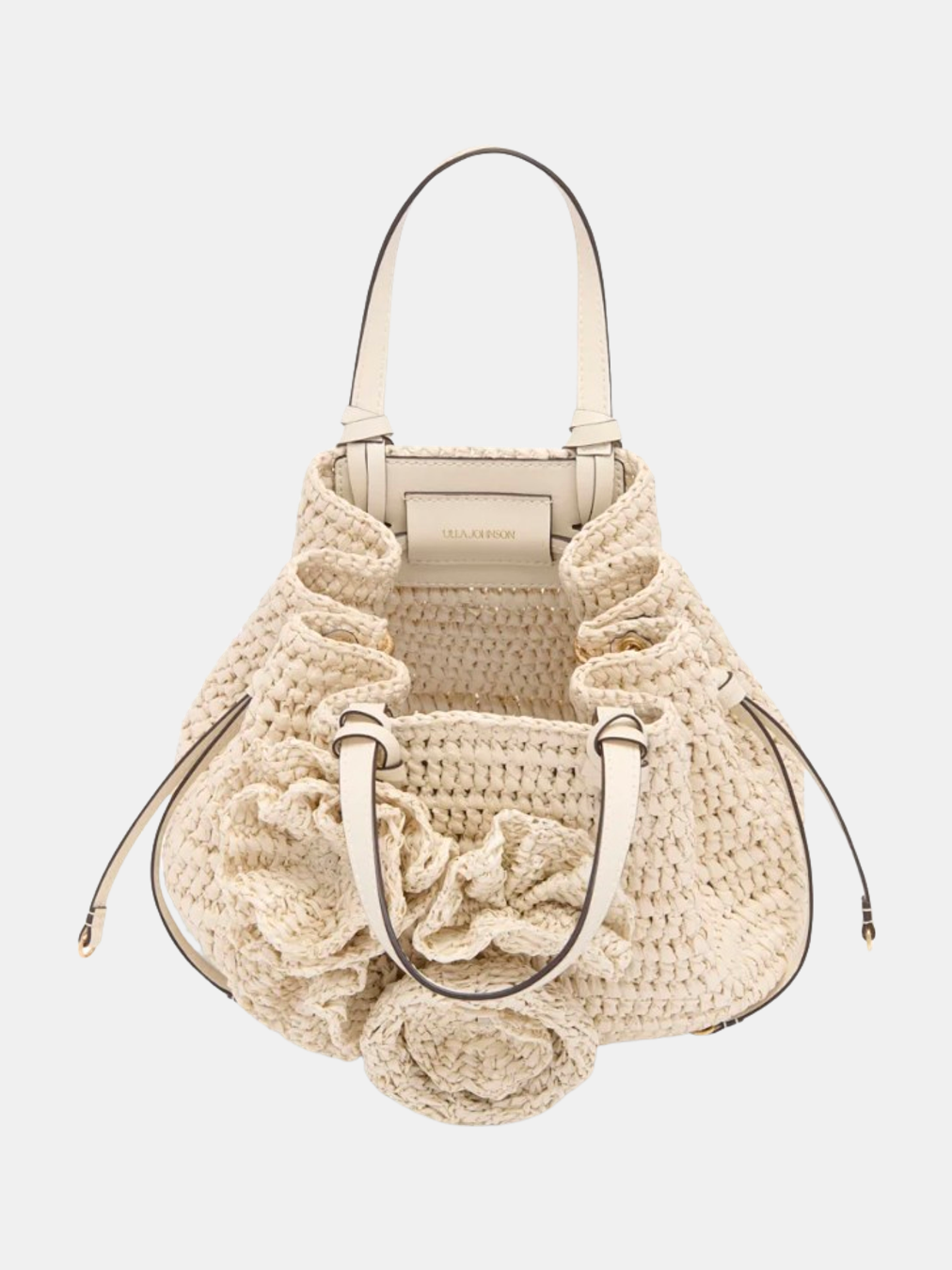 Gio Floral Raffia Crossbody