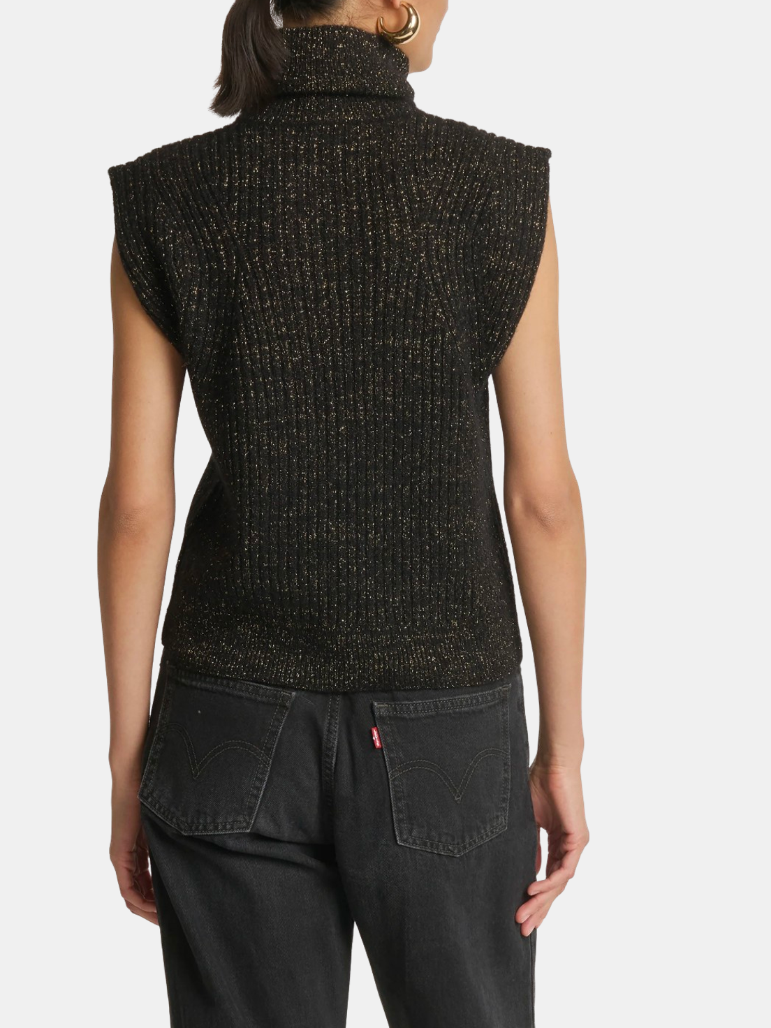 Isha Turtleneck Tank - Periwinkle 