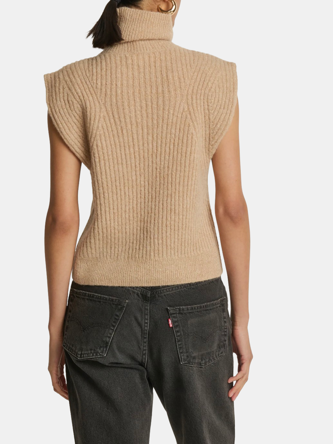 Isha Turtleneck Tank - Periwinkle 