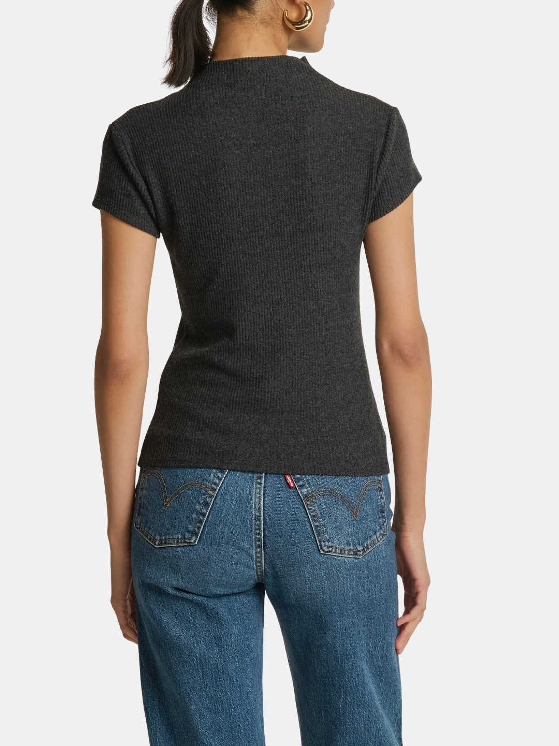 Katie Draped Top - Periwinkle 