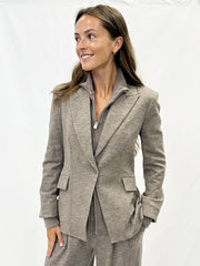 Auden Knit Combo Blazer