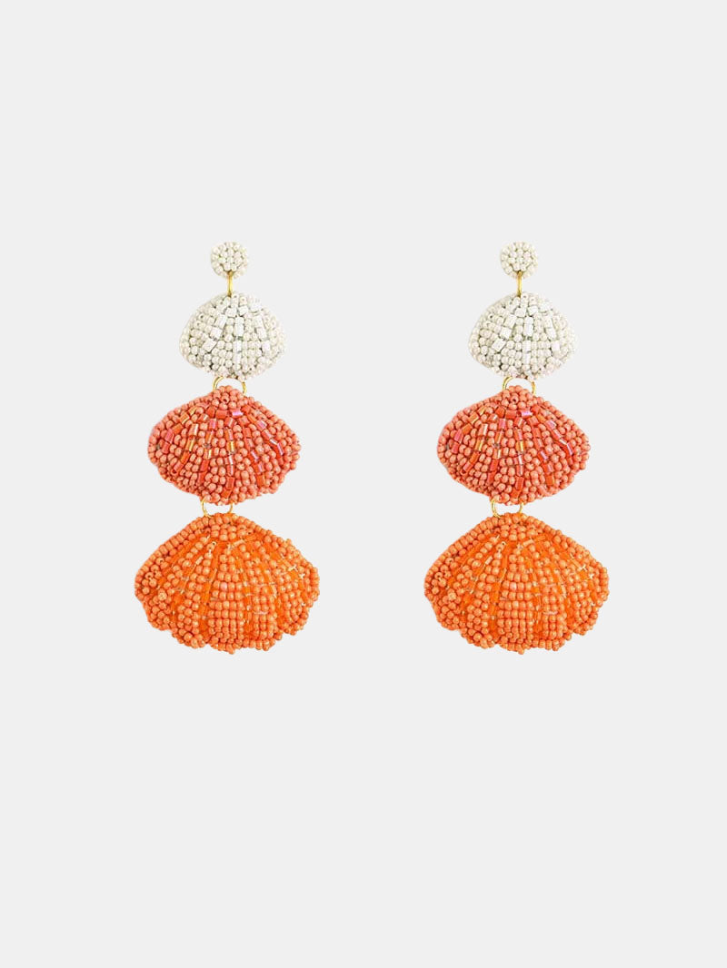 Sunset Seashell Earrings