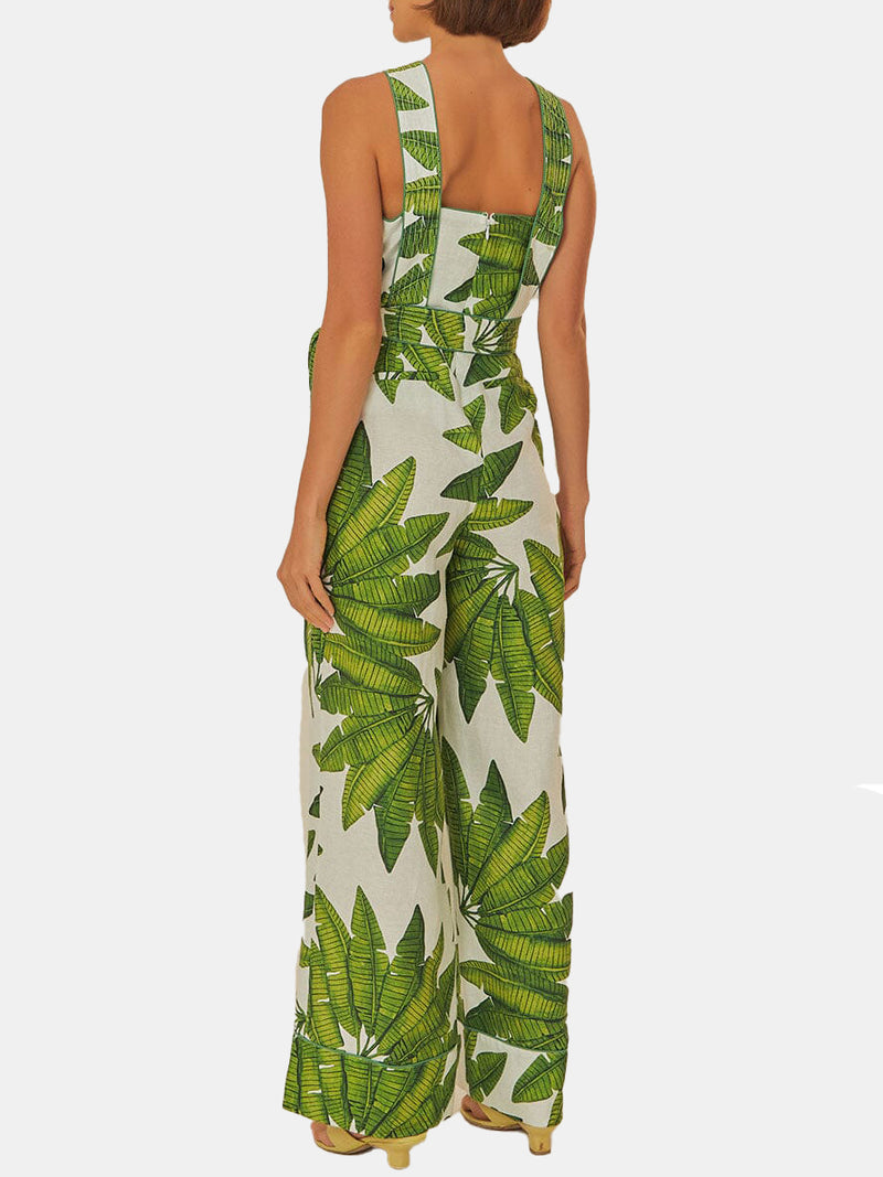 Palm Fan Jumpsuit