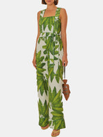 Palm Fan Jumpsuit