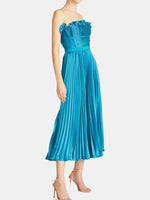 Giada Pleated Dress - Periwinkle 