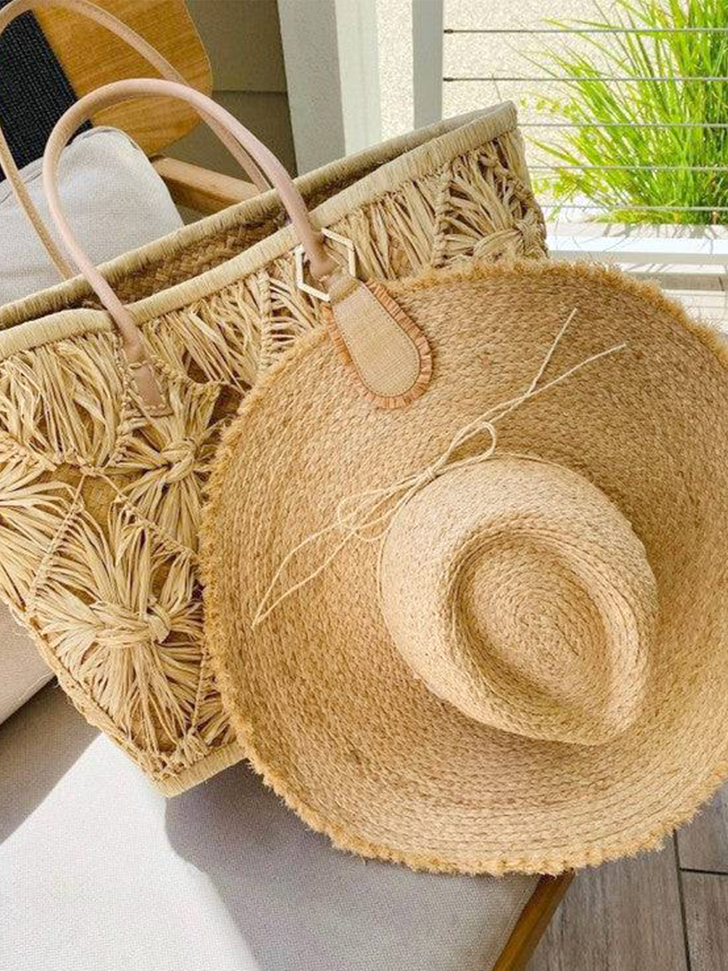 The Raffia Hat Holder