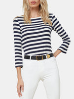 Lucille Boatneck Shirt Stripe