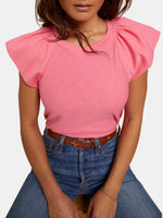 Lorna Ruffle Tank - Periwinkle 