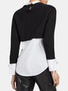 Nelida Top - Periwinkle 