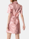 Franca Metallic Linen Dress