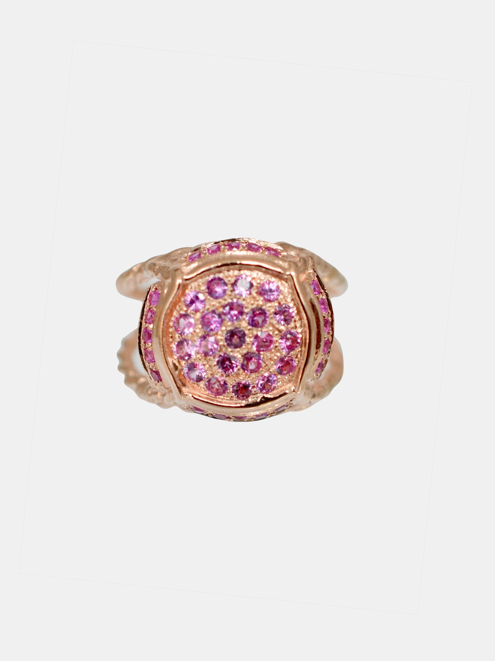 Champers Rose Sapphire Baby Ring