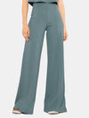 Ponte Knit Wide Leg Pant