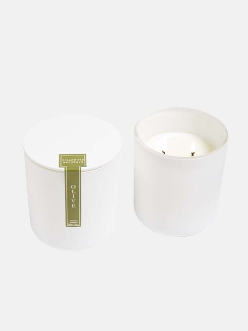 Olive 2 Wick Candle Modern White 10oz - Periwinkle 
