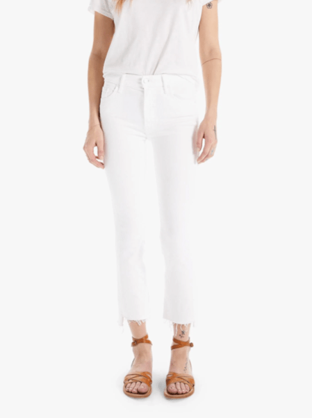 The Insider Crop Step Fray - Periwinkle 