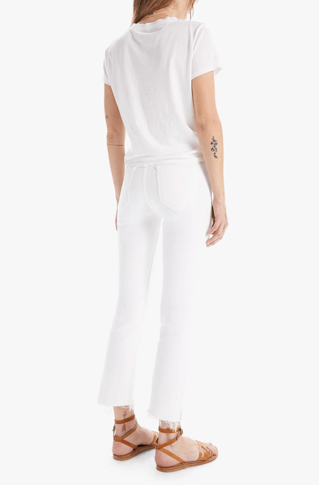 The Insider Crop Step Fray - Periwinkle 